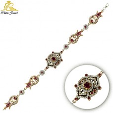 Gümüş Otantik Taşlı Biezik /Bileklik